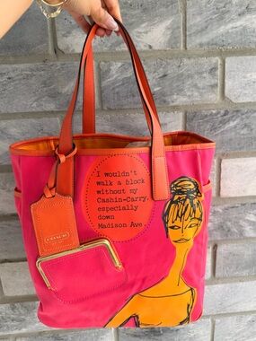 COACH BONNIE CASHIN CARRY MADISON AVE CANVAS TOTE Y2K VINTAGE RARE LIMITED ED.